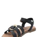 Sandalia Mujer Yona Negro Azaleia