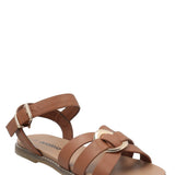 Sandalia Mujer Yona Cognac Azaleia