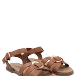 Sandalia Mujer Yona Cognac Azaleia