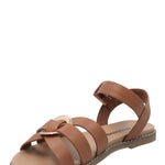 Sandalia Mujer Yona Cognac Azaleia