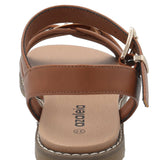 Sandalia Mujer Yona Cognac Azaleia