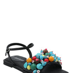 Sandalia Mujer Anneta Negro Azaleia