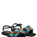 Sandalia Mujer Anneta Negro Azaleia