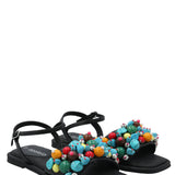 Sandalia Mujer Anneta Negro Azaleia