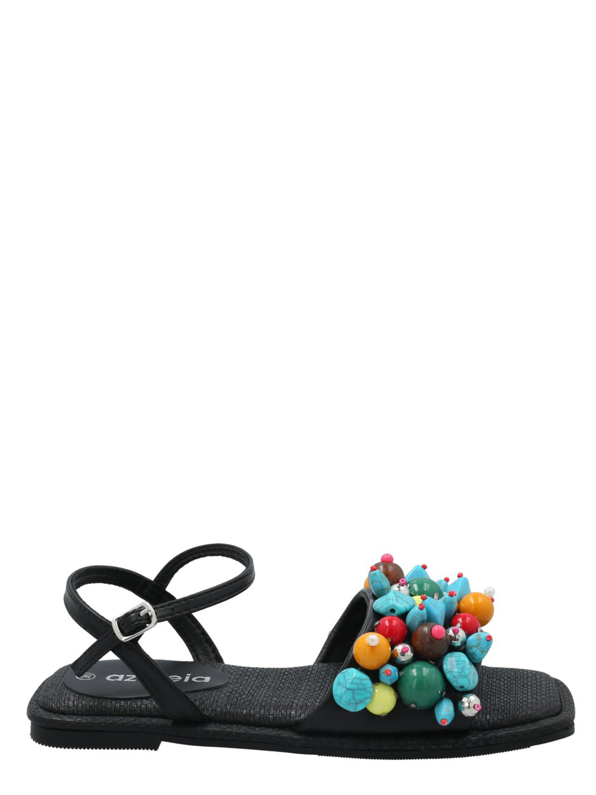 Sandalia Mujer Anneta Negro Azaleia