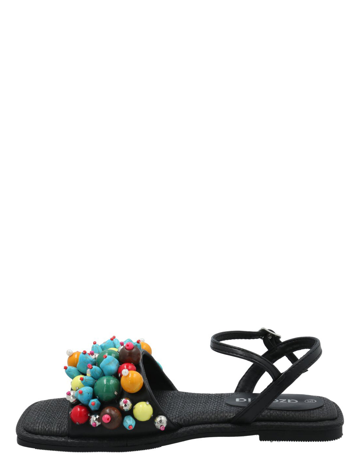 Sandalia Mujer Anneta Negro Azaleia