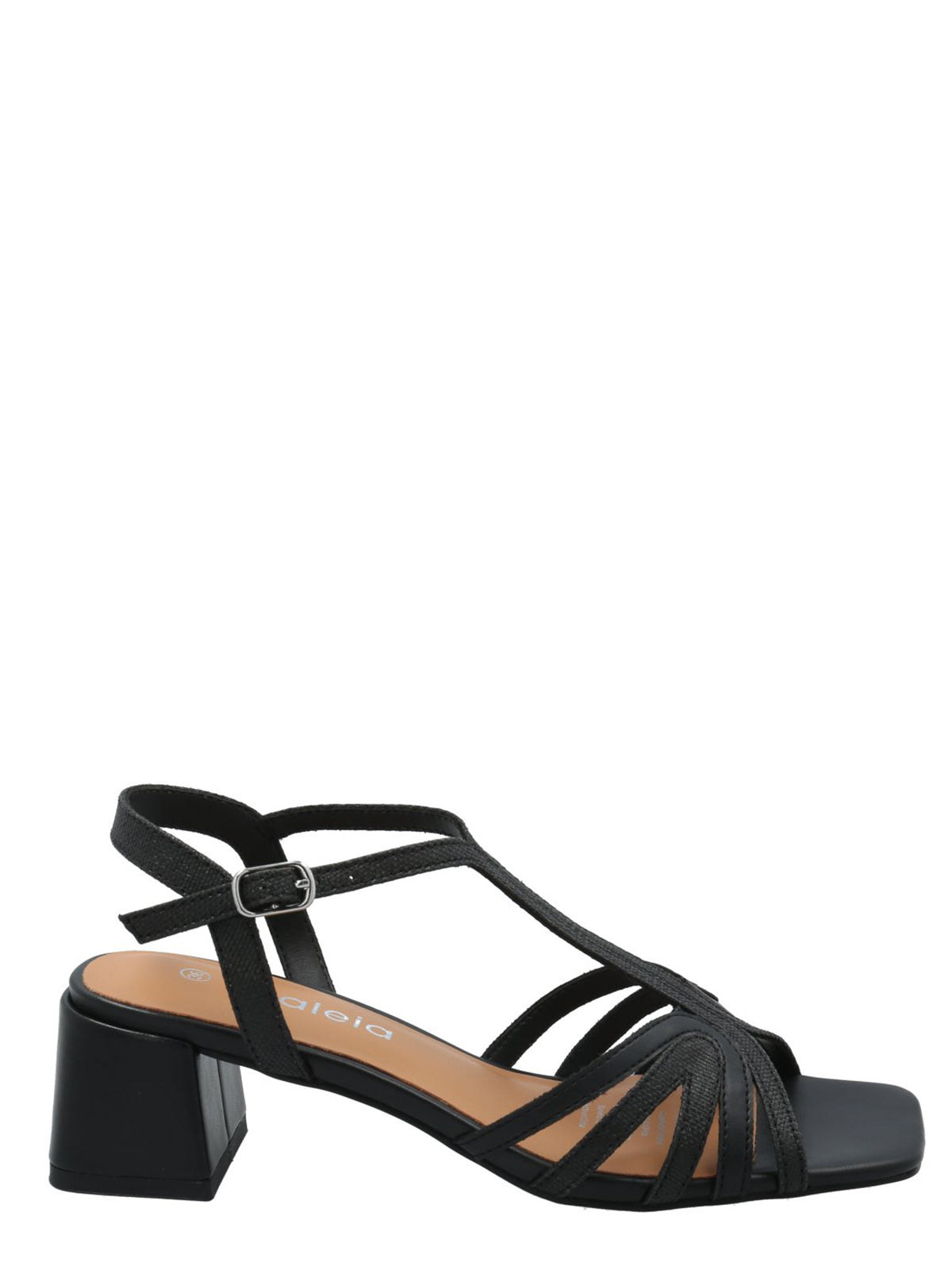 Sandalia Mujer Roma Negro Azaleia