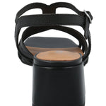 Sandalia Mujer Roma Negro Azaleia