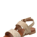 Sandalia Mujer Talma Natural Azaleia