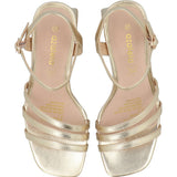 Sandalia Mujer Liron Dorado Azaleia
