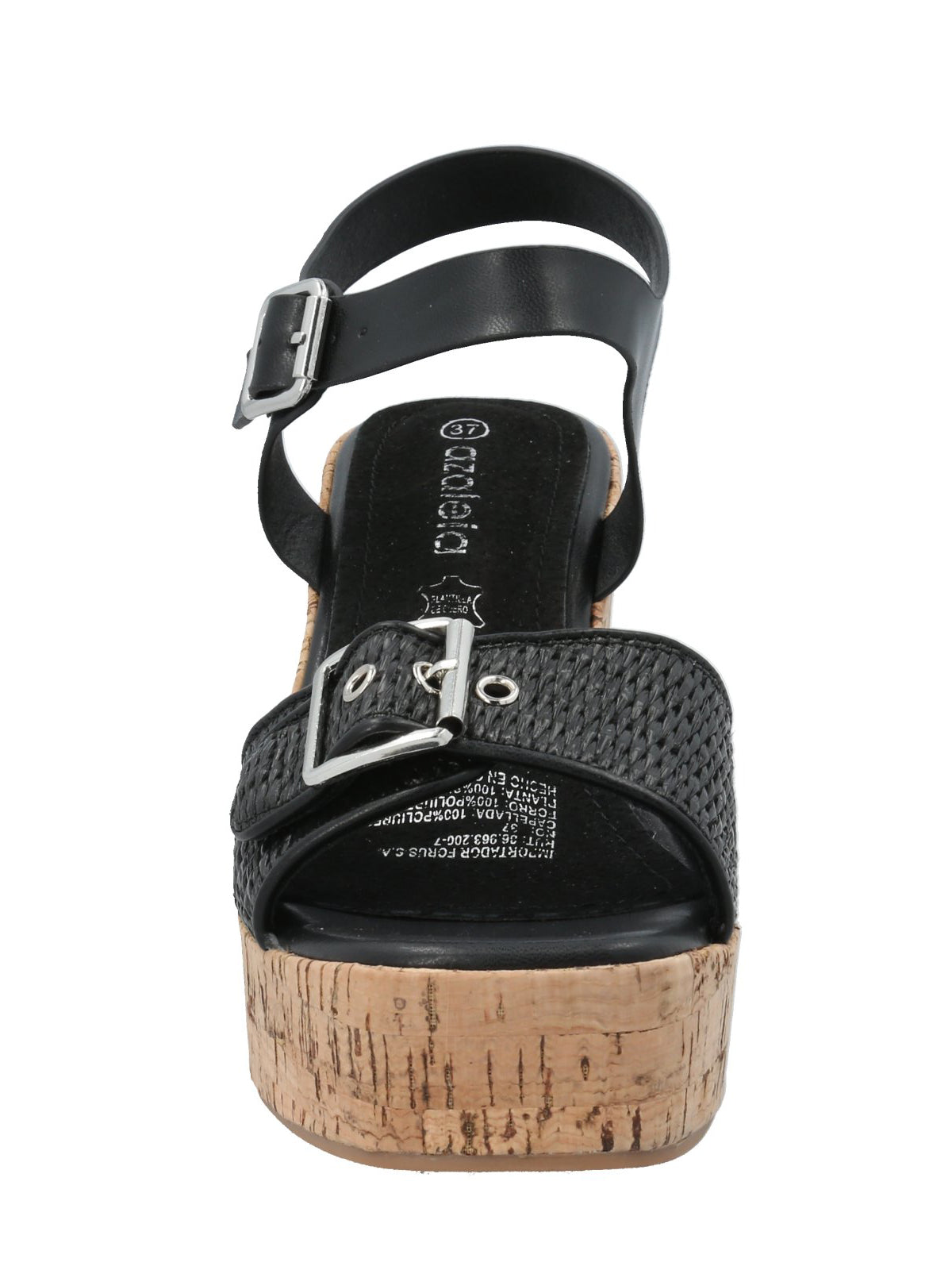 Sandalia Mujer Carlotta Negro Azaleia