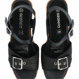 Sandalia Mujer Carlotta Negro Azaleia