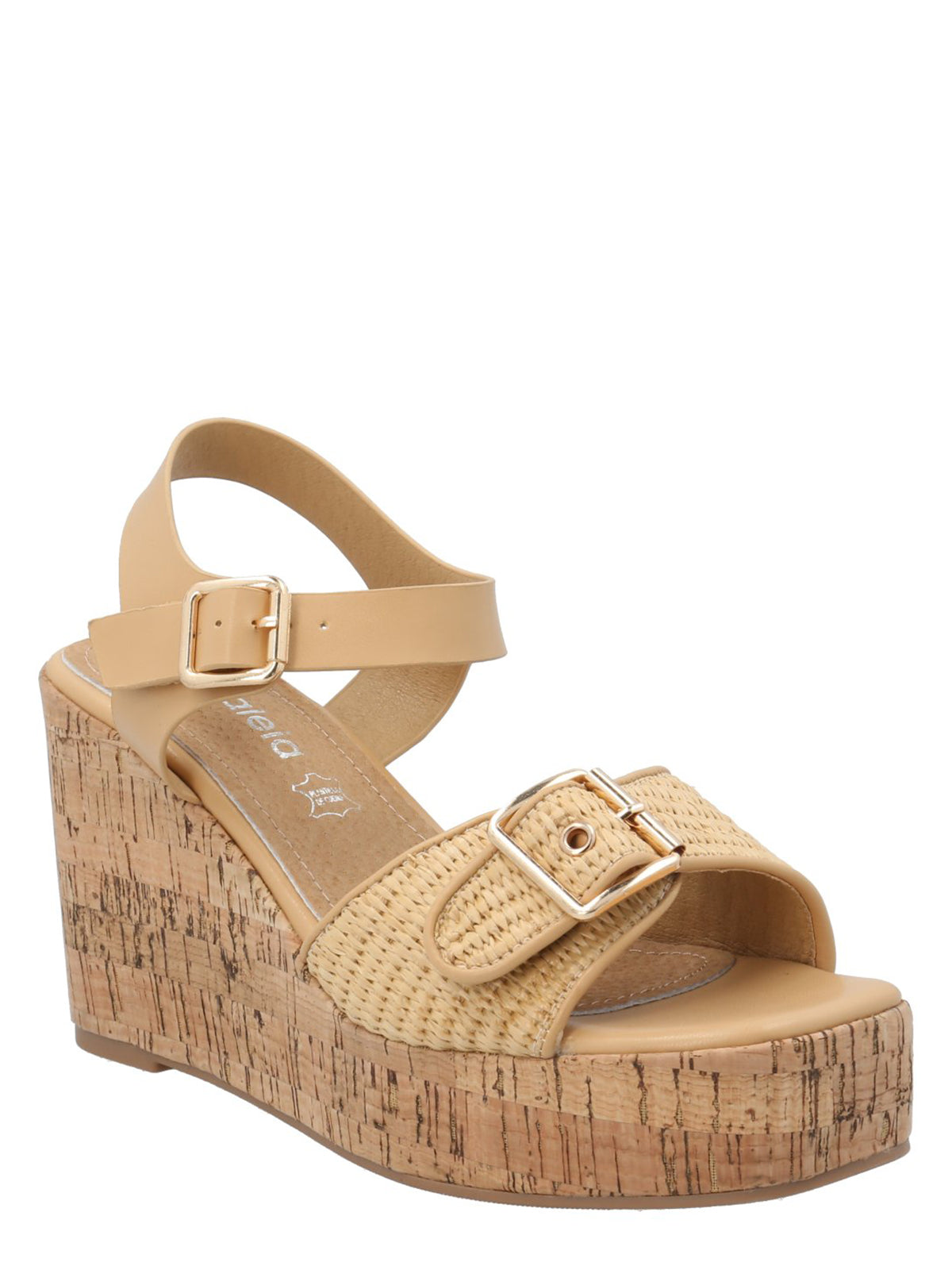 Sandalia Mujer Carlotta Natural Azaleia