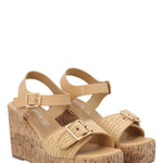 Sandalia Mujer Carlotta Natural Azaleia