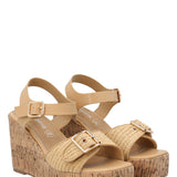 Sandalia Mujer Carlotta Natural Azaleia