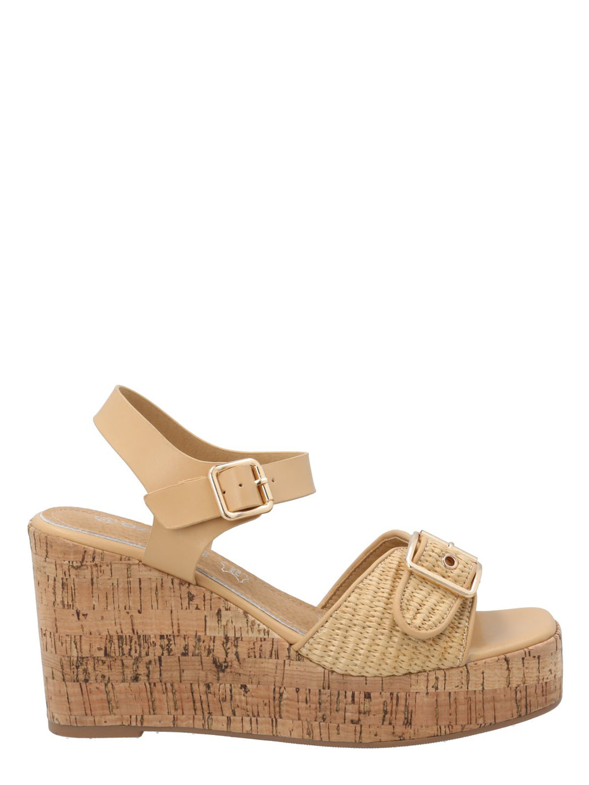 Sandalia Mujer Carlotta Natural Azaleia