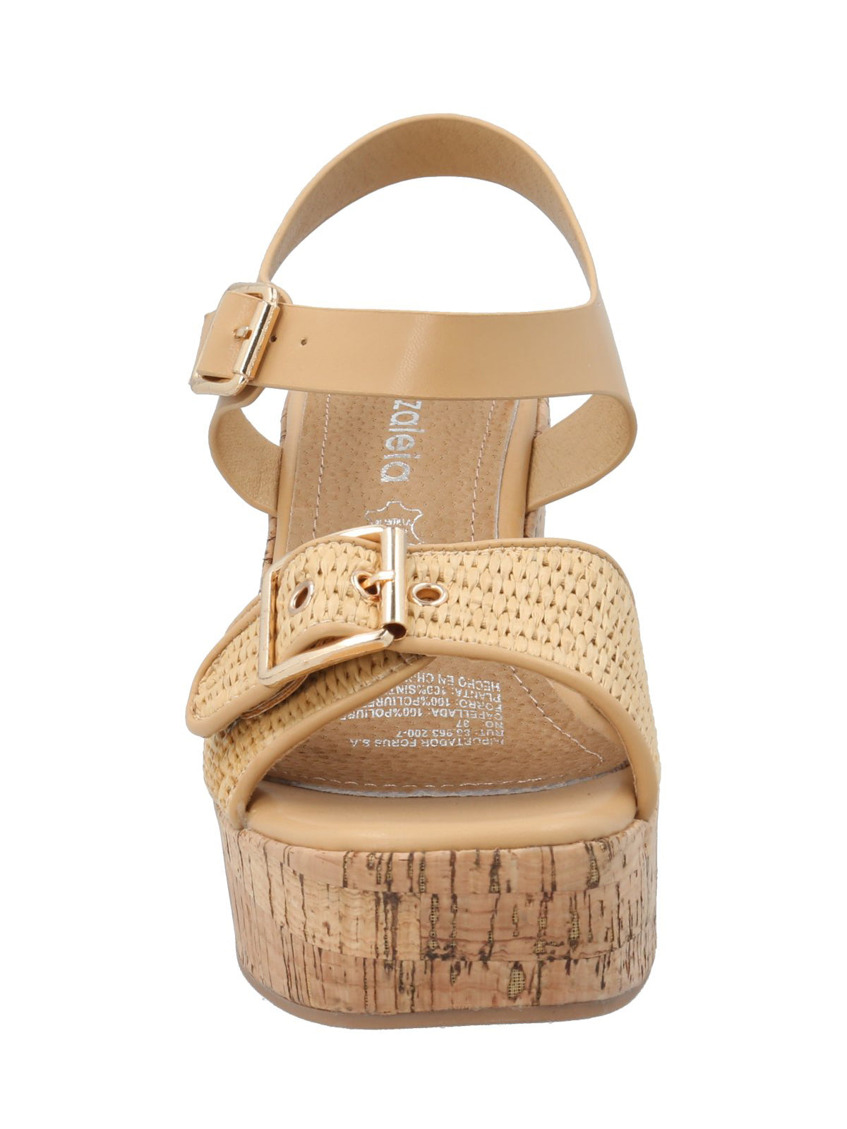 Sandalia Mujer Carlotta Natural Azaleia