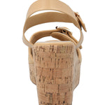 Sandalia Mujer Carlotta Natural Azaleia