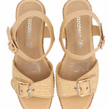 Sandalia Mujer Carlotta Natural Azaleia