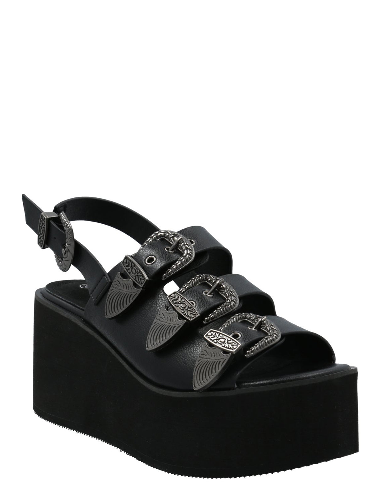 Sandalia Mujer Lola Negro Azaleia