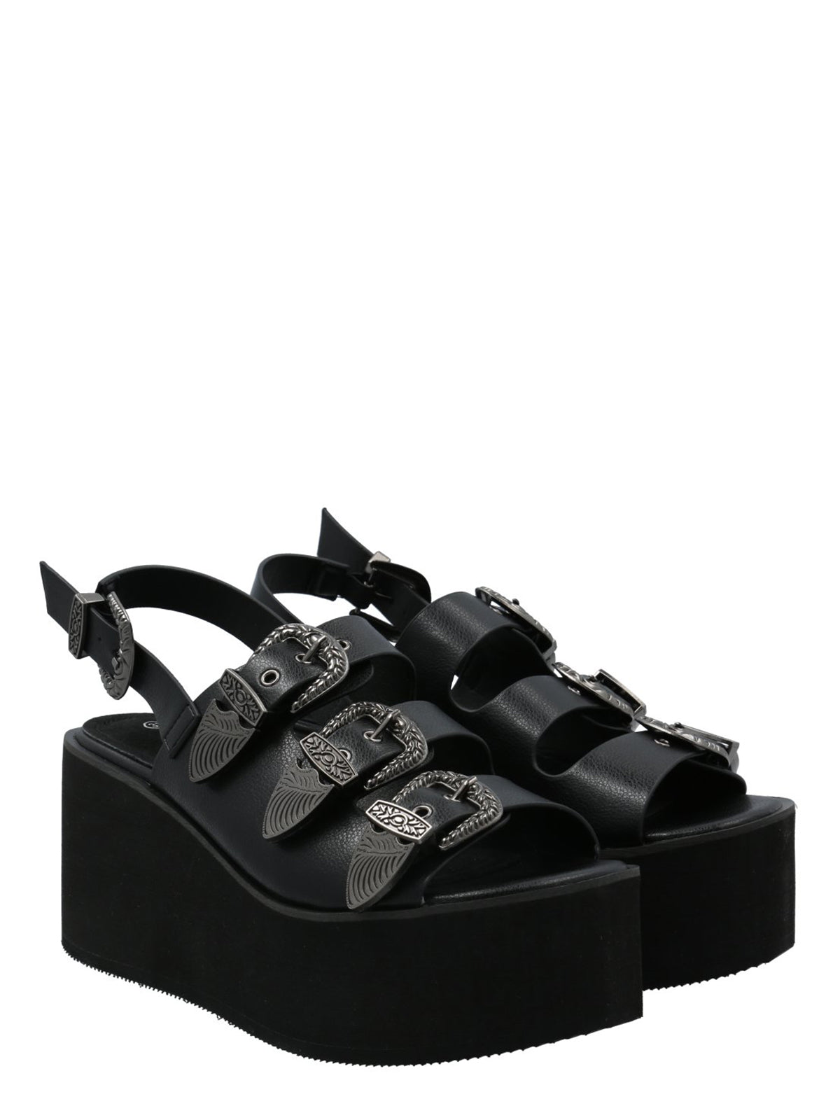 Sandalia Mujer Lola Negro Azaleia