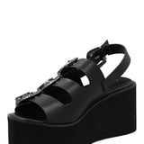 Sandalia Mujer Lola Negro Azaleia