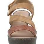 Sandalia Mujer Milan 2 Cognac Azaleia