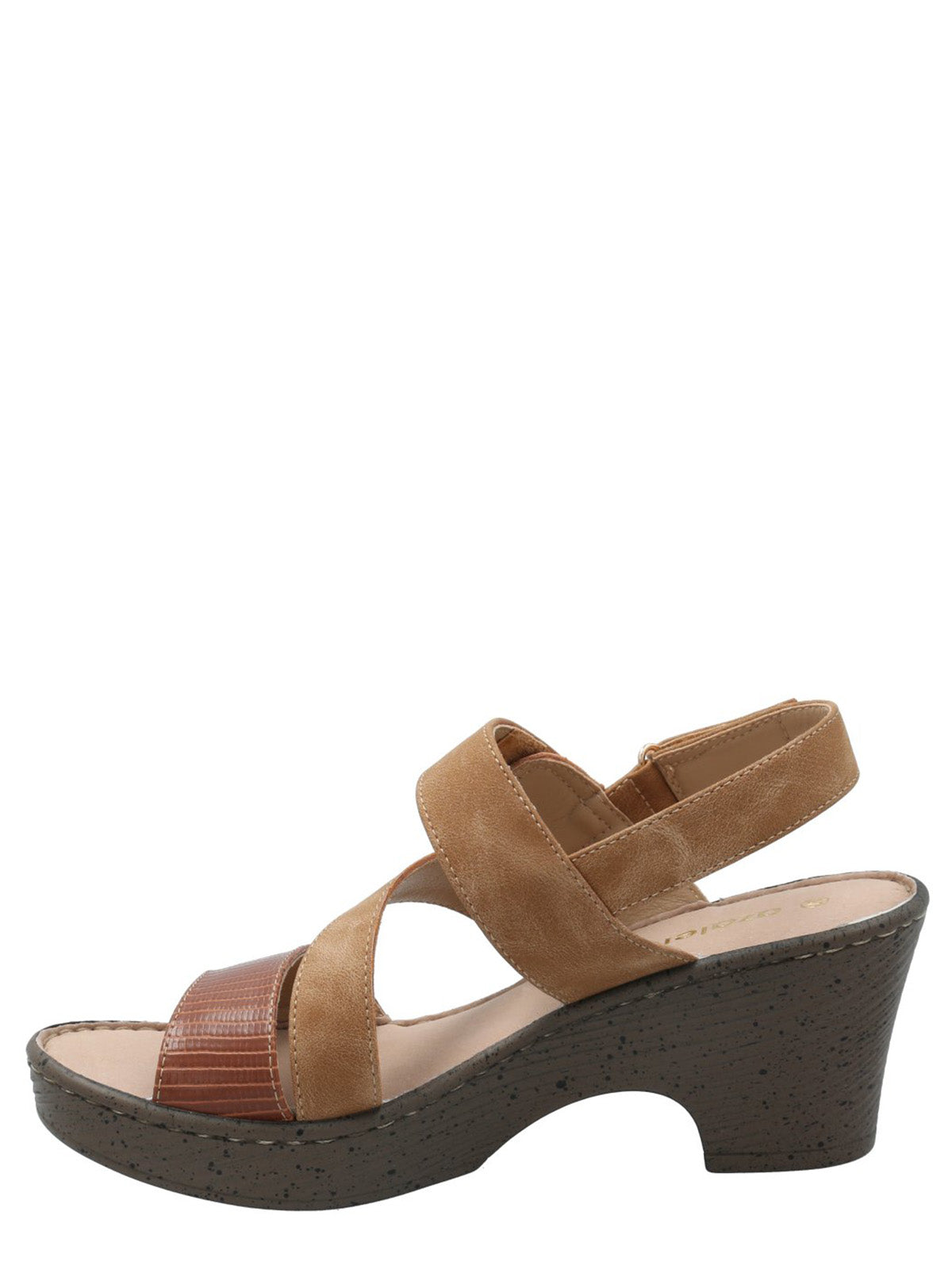 Sandalia Mujer Milan 2 Cognac Azaleia