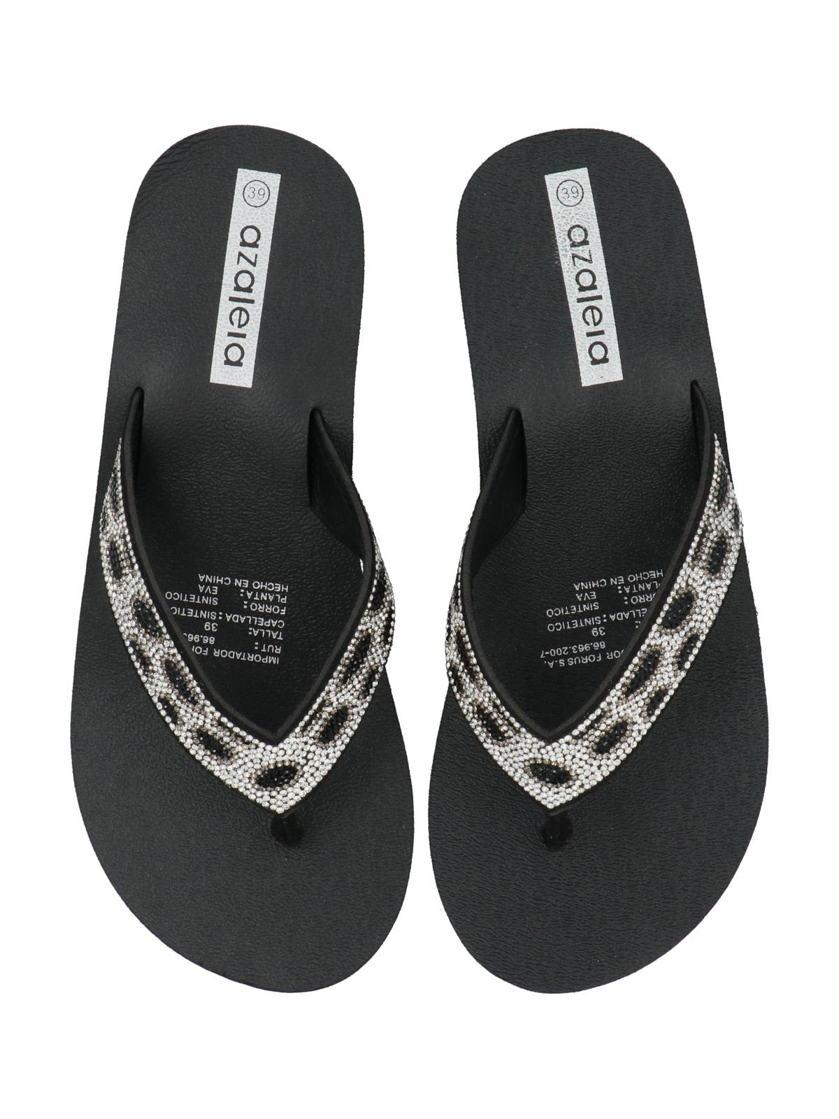 Hawaiana Mujer Silvia Negro Azaleia