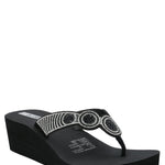 Hawaiana Mujer Rosella Negro /Blanco Azaleia