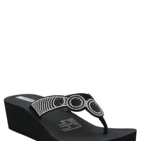 Hawaiana Mujer Rosella Negro /Blanco Azaleia