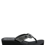 Hawaiana Mujer Rosella Negro /Blanco Azaleia