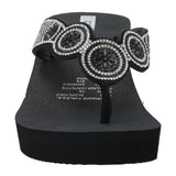 Hawaiana Mujer Rosella Negro /Blanco Azaleia