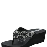 Hawaiana Mujer Rosella Negro /Blanco Azaleia