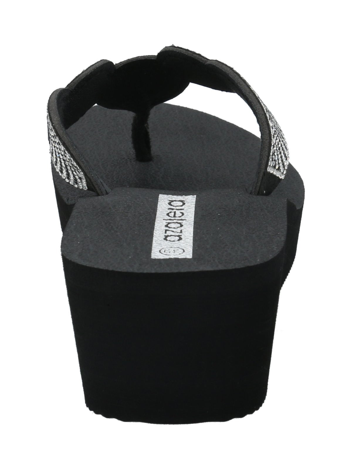 Hawaiana Mujer Rosella Negro /Blanco Azaleia