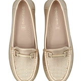 Zapato Mujer Hila Dorado Azaleia