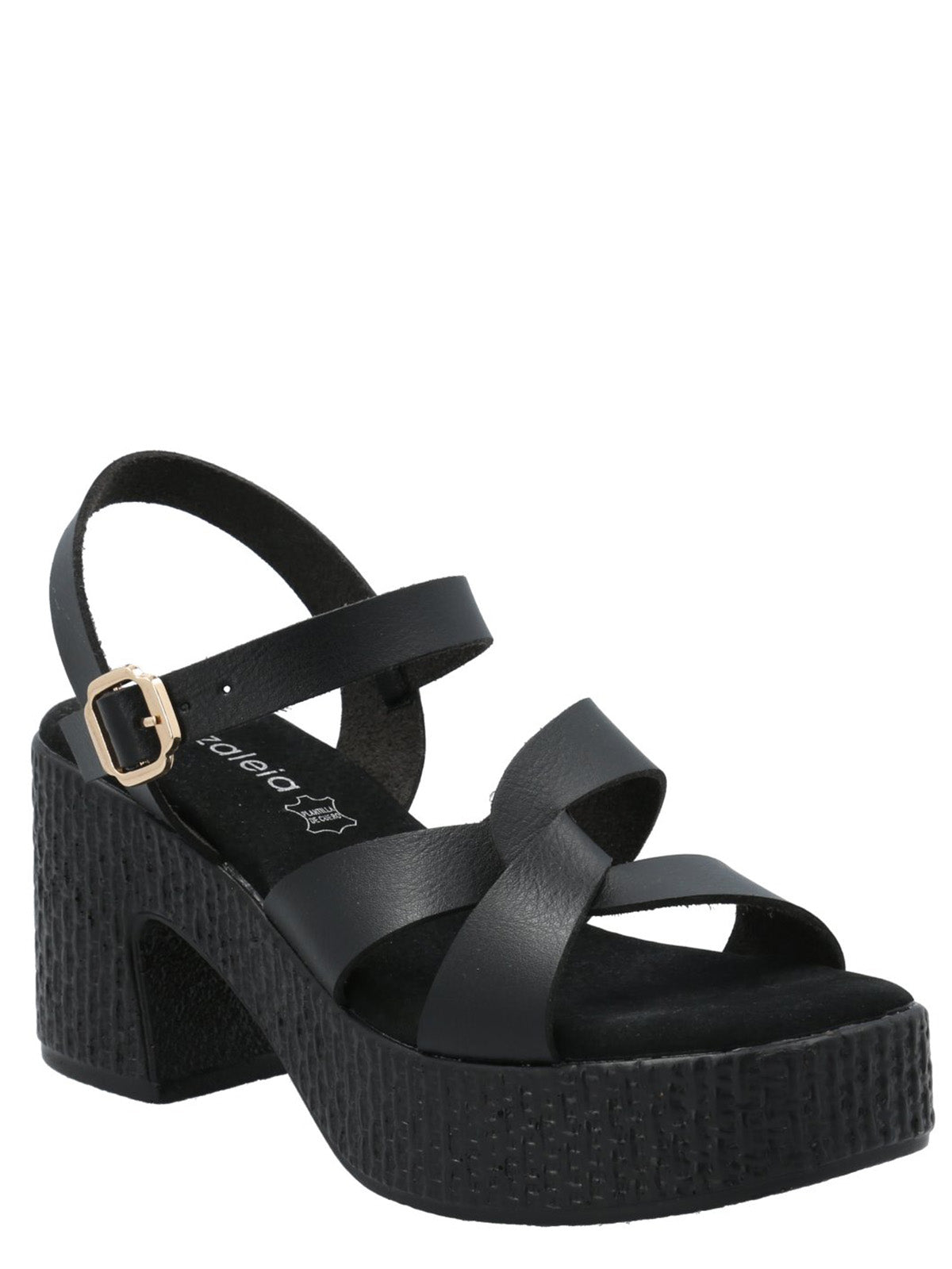 Sandalia Mujer Julia Negro Azaleia