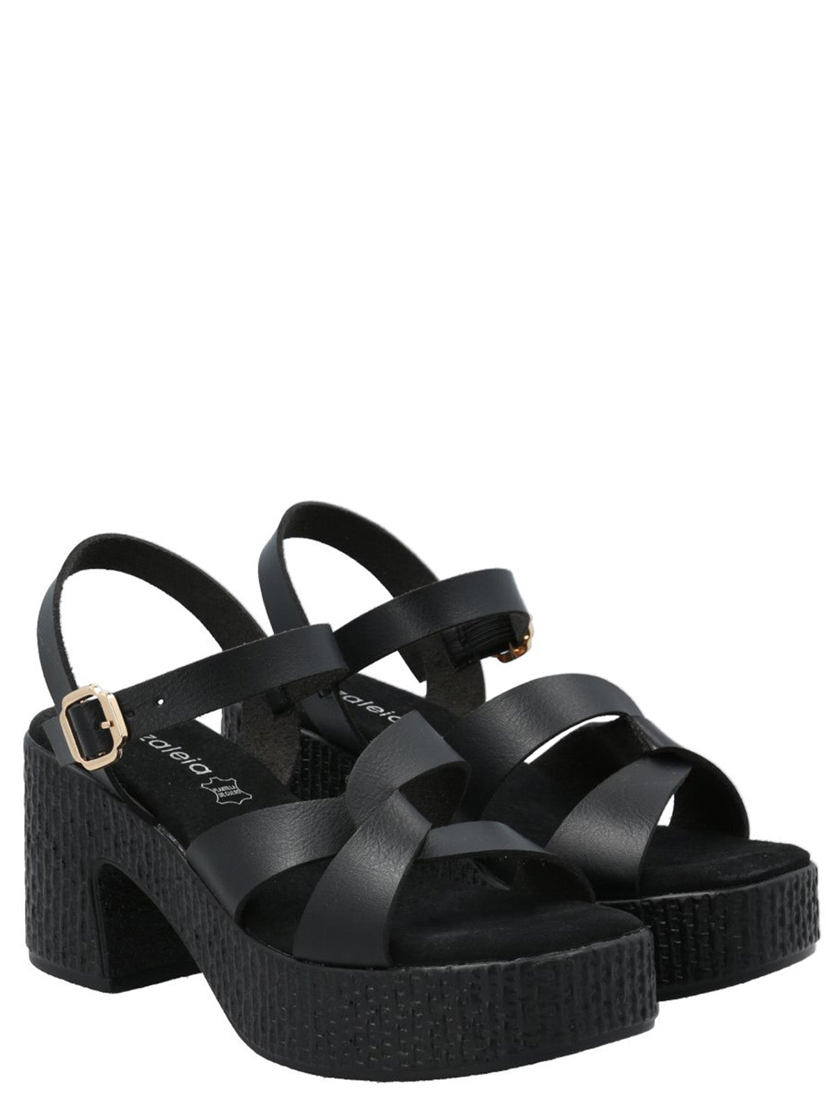 Sandalia Mujer Julia Negro Azaleia