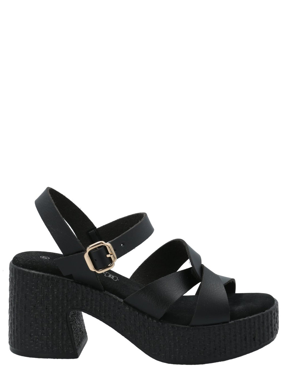 Sandalia Mujer Julia Negro Azaleia