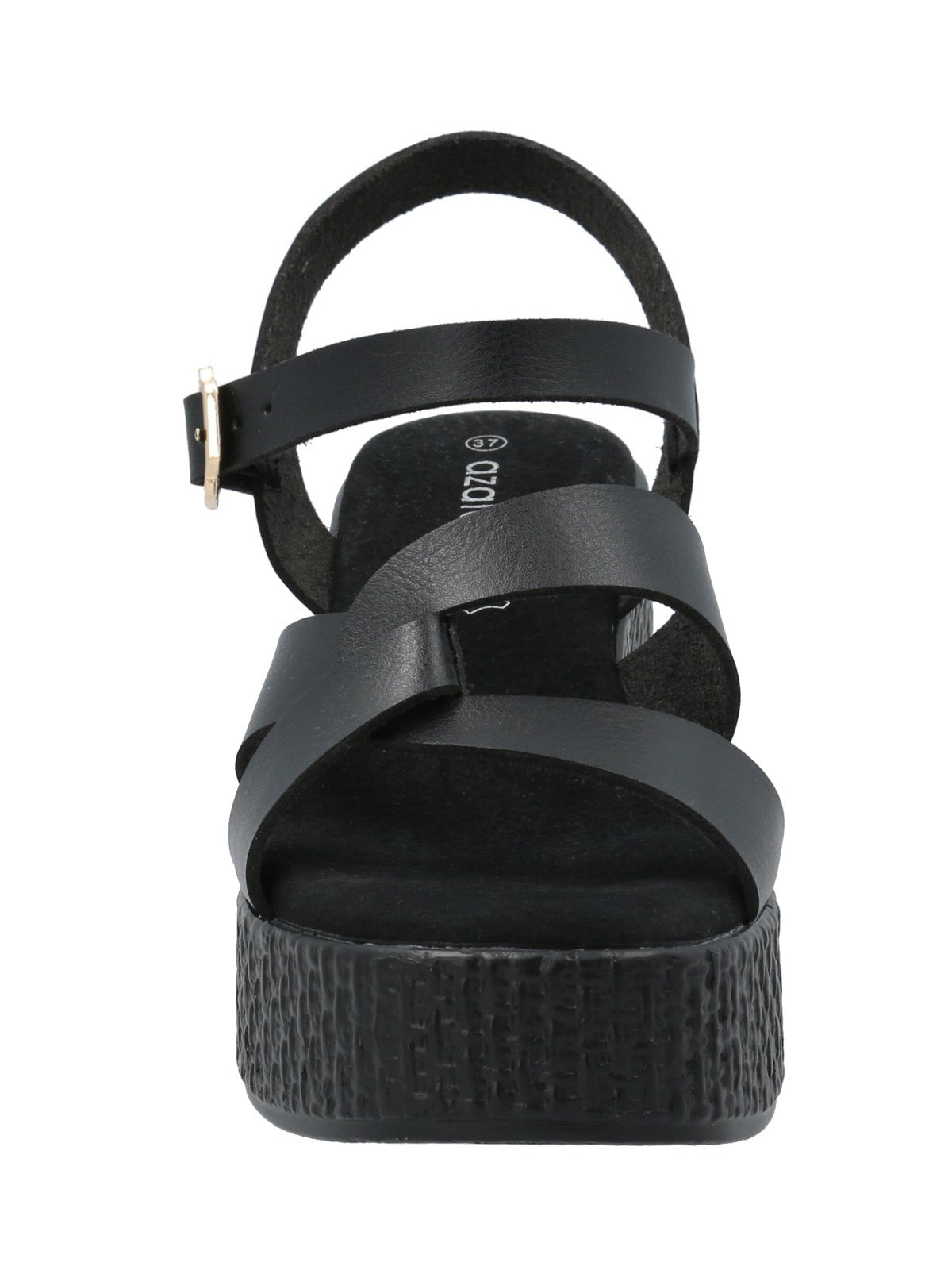 Sandalia Mujer Julia Negro Azaleia