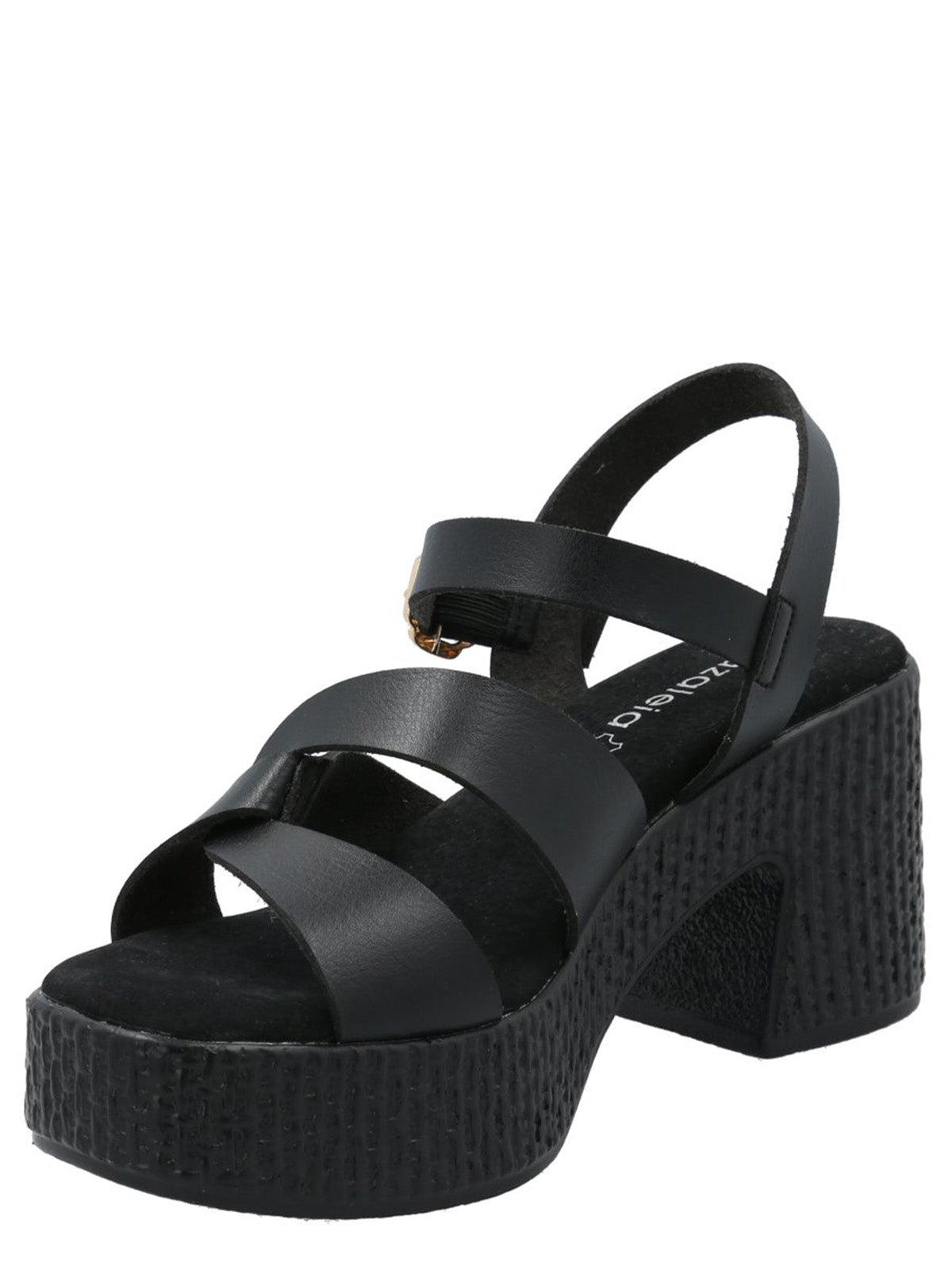 Sandalia Mujer Julia Negro Azaleia