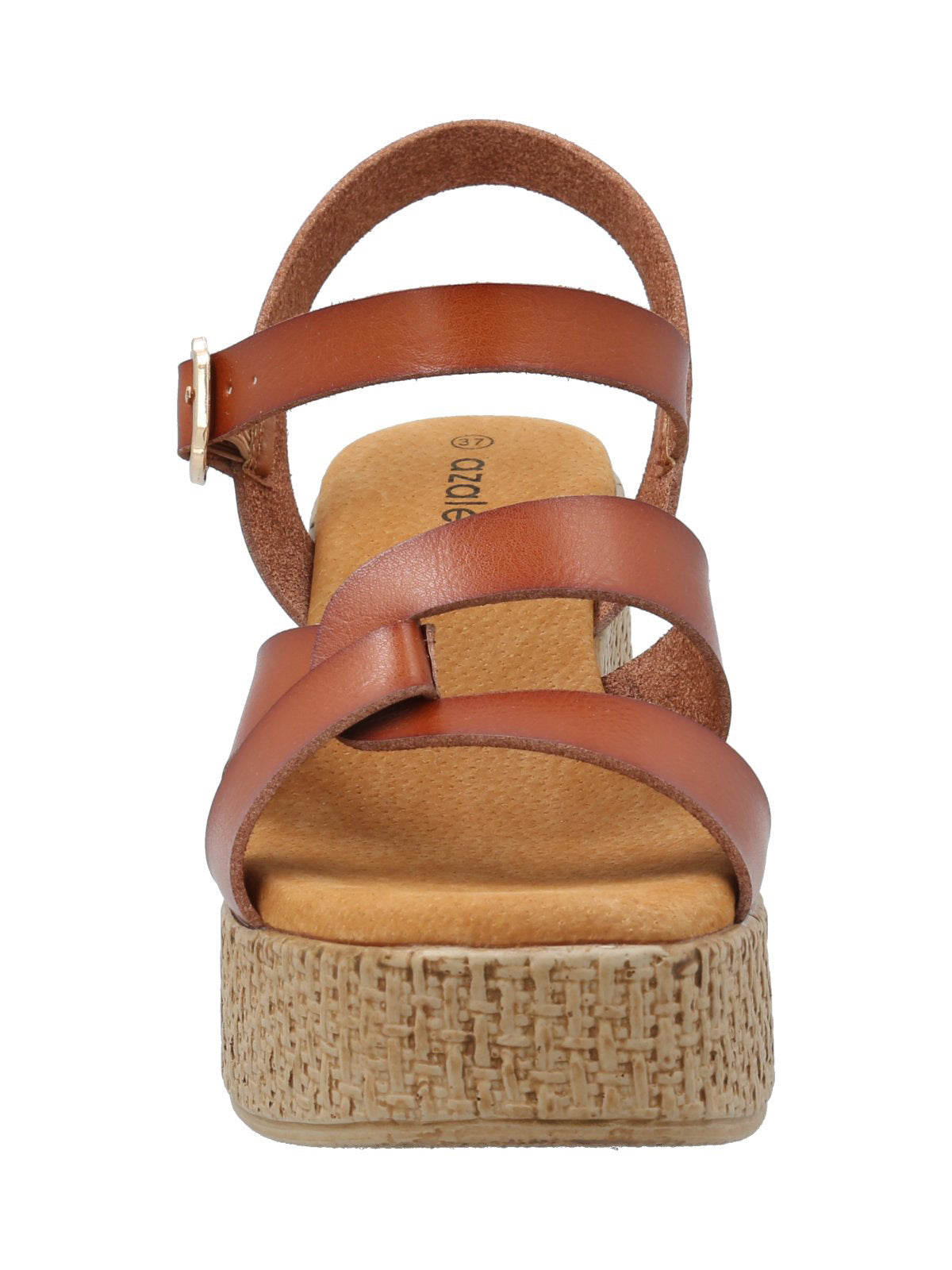 Sandalia Mujer Julia Cognac Azaleia