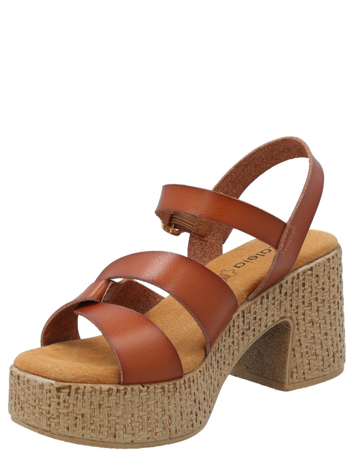 Sandalia Mujer Julia Cognac Azaleia