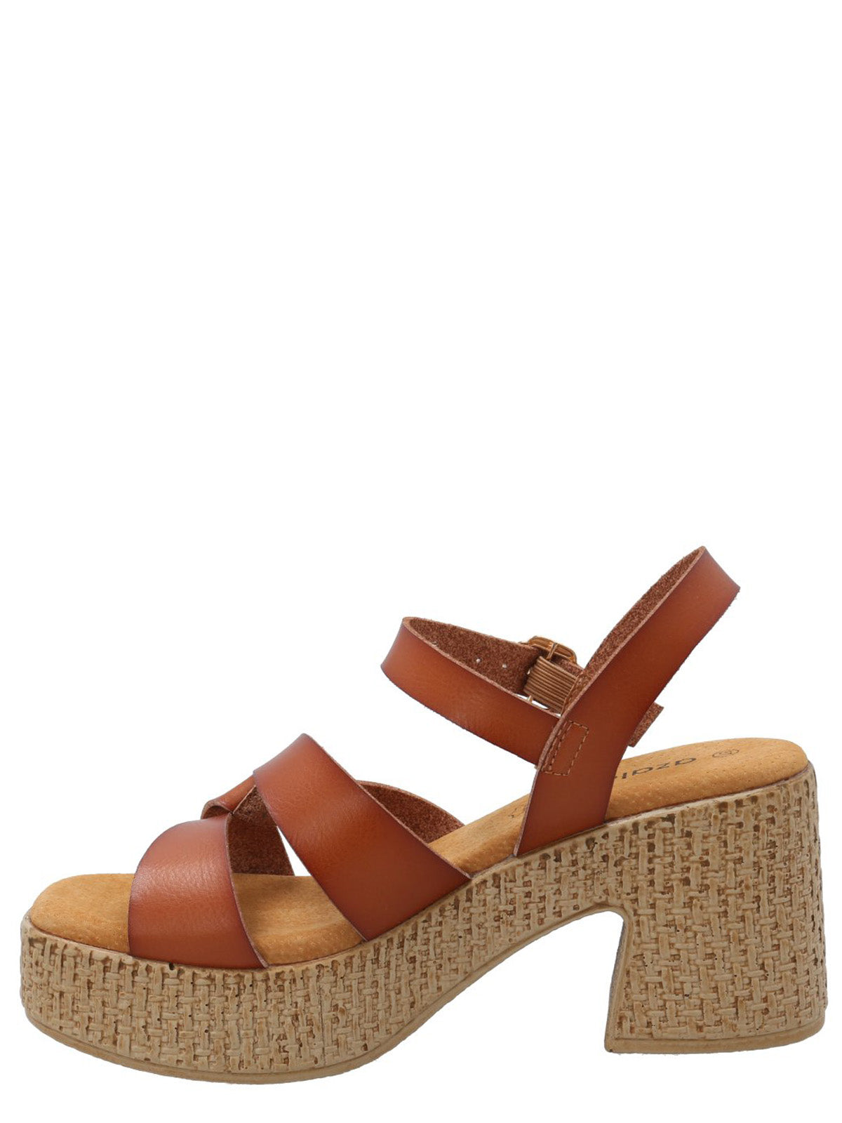 Sandalia Mujer Julia Cognac Azaleia