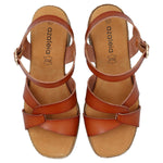 Sandalia Mujer Julia Cognac Azaleia