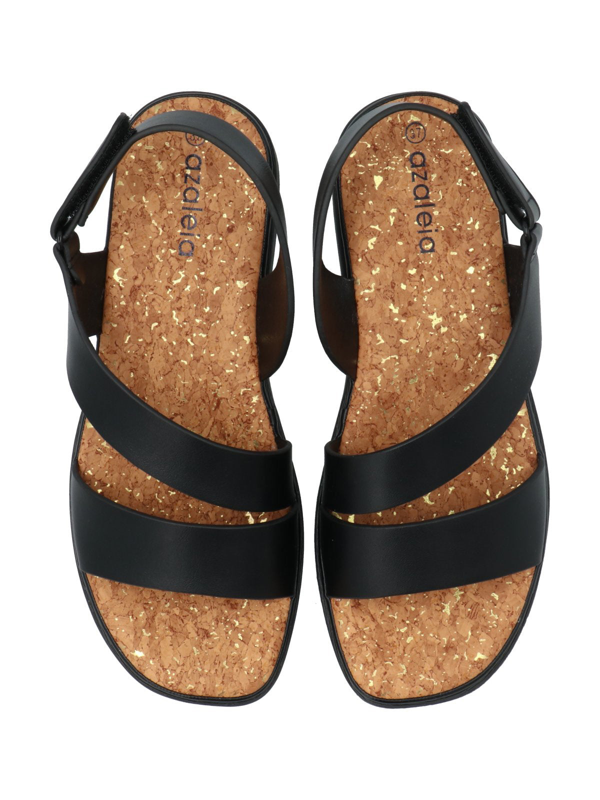 Sandalia Mujer Orazia 2 Negro Azaleia