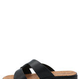 Sandalia Mujer Orquidea Negro Azaleia