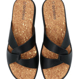 Sandalia Mujer Orquidea Negro Azaleia