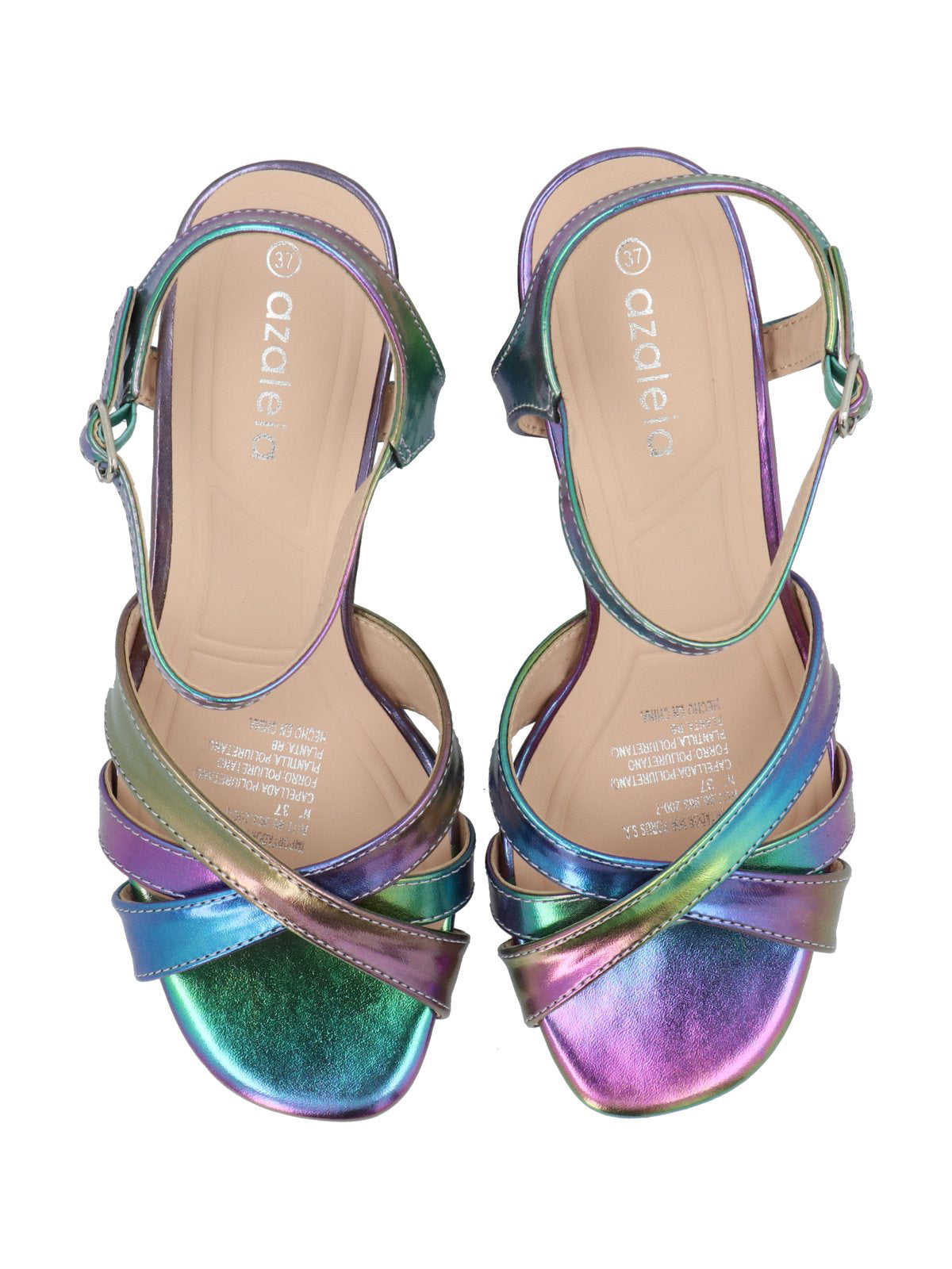 Sandalia Mujer Kefira Tornasol Azaleia