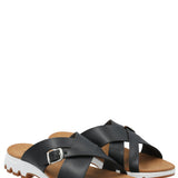 Sandalia Mujer Italina Negro Azaleia